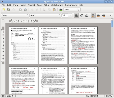 AbiWord 2.8.0 screenshot (481 pix)