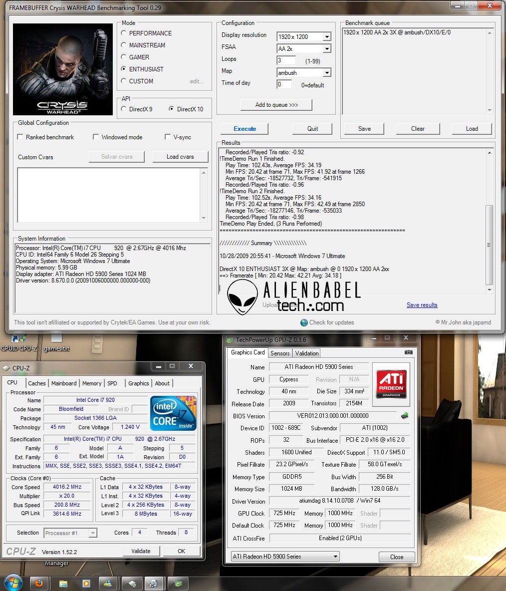 HD 5970 screenshots