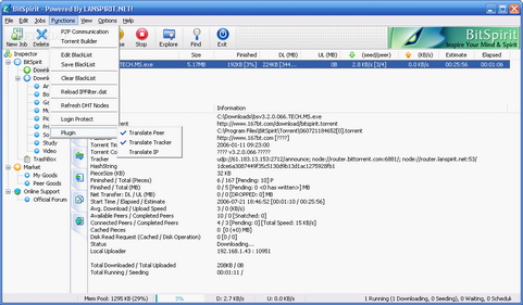 BitSpirit screenshot (481 pix)