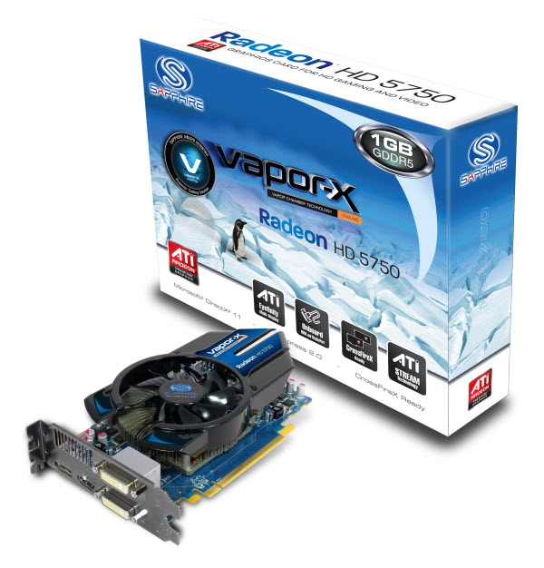 Sapphire Vapor-X HD5750 1GB GDDR5 PCIE