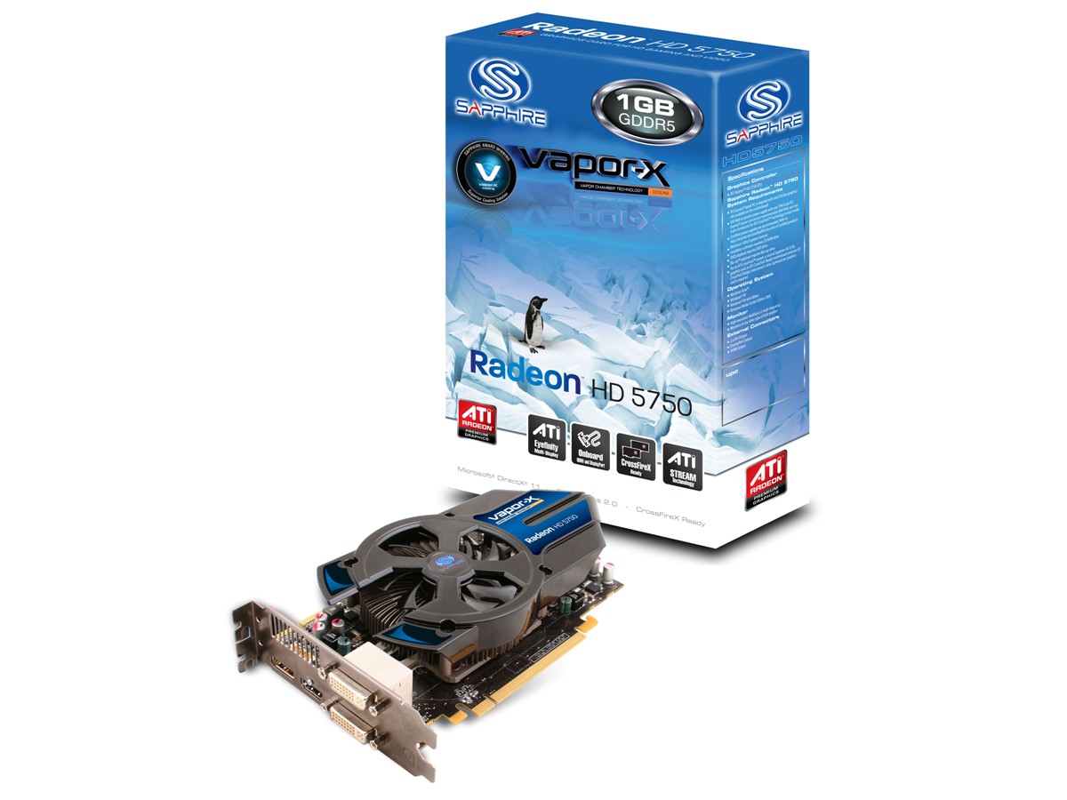 Sapphire Vapor-X HD5750 1GB GDDR5 PCI-E