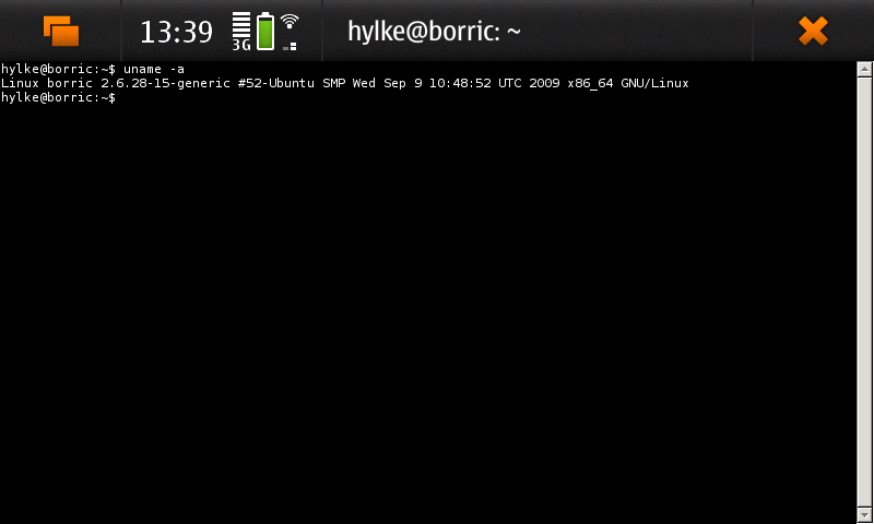 Spelen met Maemo op N900