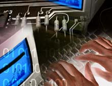Def Con hacker conventie illustratie
