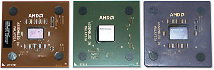 AMD Thunderbird, Palomino en Thoroughbred trio