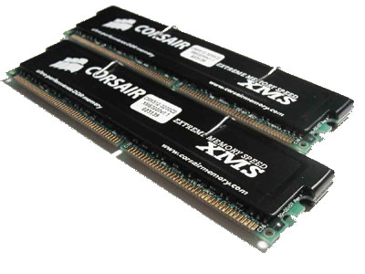 Corsair 512MB PC3200 DDR-geheugen