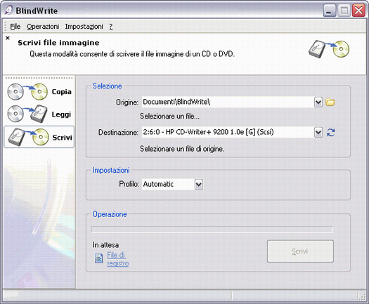 BlindWrite screenshot (resized)