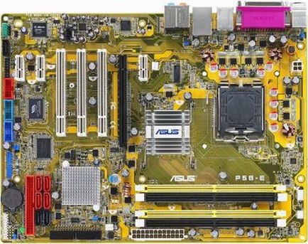Asus P5B-E top view