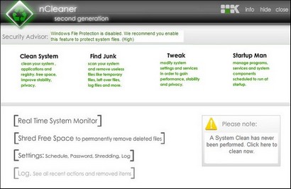 nCleaner screenshot (410 pix=