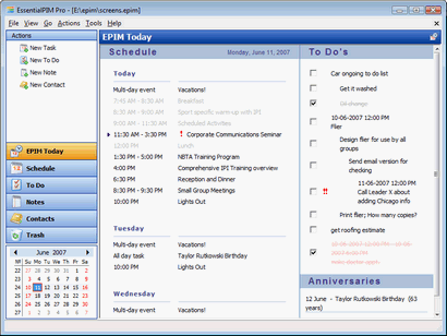 EssentialPIM 2.0 screenshot (resized)