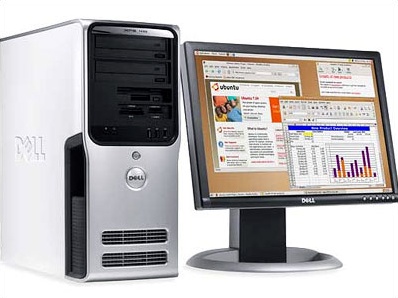 Dell-pc met Ubuntu