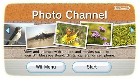 Nintendo Wii - Photo Channel