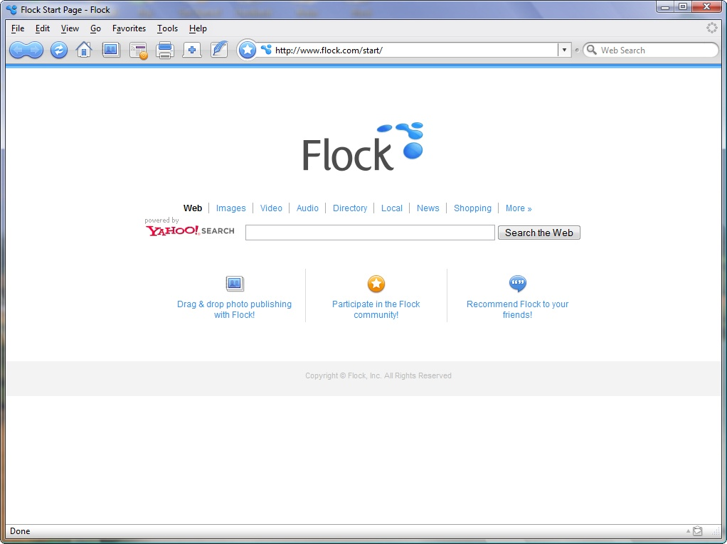 Flock screenshot