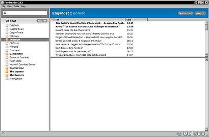 Feedreader 3.12 beta