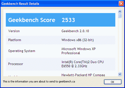 Geekbench 2.0.10