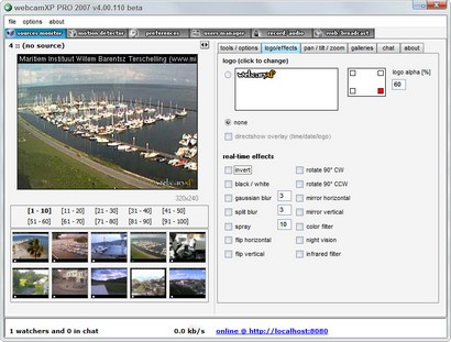 webcamXP Pro 2007 screenshot (410 pix)