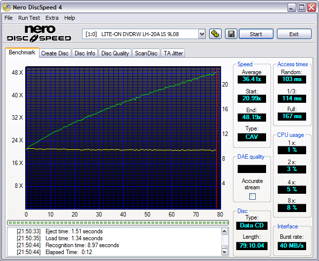 Nero DiscSpeed 4 screenshot