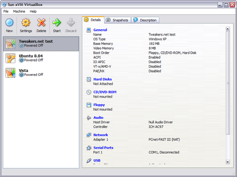 VirtualBox 2.0.0 screenshot (481 pix)