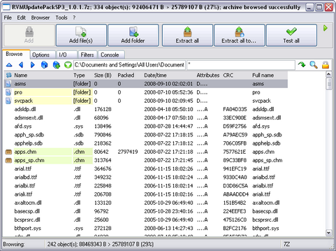 PeaZip screenshot (481 pix)