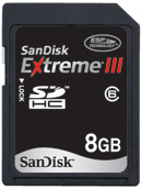Sandisk Extreme III SDSDRX3-8192