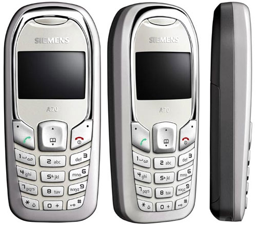 Siemens A70 Zilver