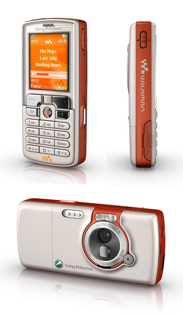 Sony Ericsson W800i Oranje