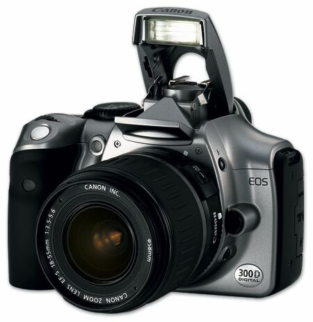 Canon EOS 300D Kit (6.3MP, EF-S 18-55mm f/3.5-5.6)