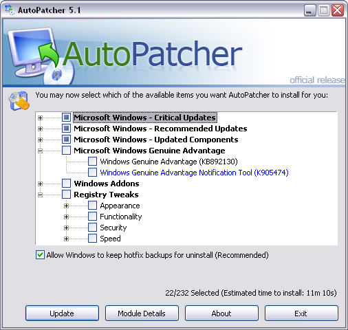 AutoPatcher XP