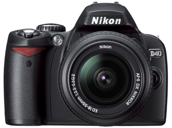 Nikon D40 Kit DX 18-55mm II (Zwart)