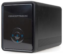 Conceptronic Grab'n'Go Dualbay NAS Media Store