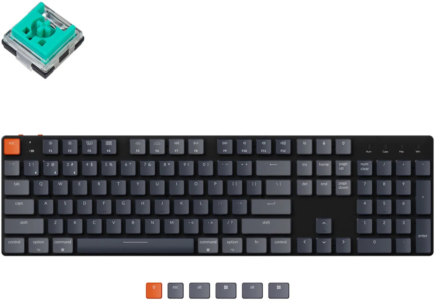 Specificaties Van Keychron K Se Rgb Backlight Hot Swappable