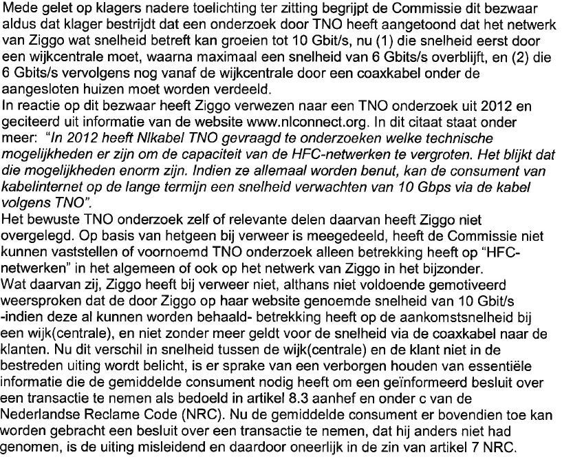 Ziggo 10 Gb RCC