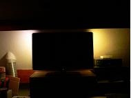 Ambilight in het donker (geen beeld)