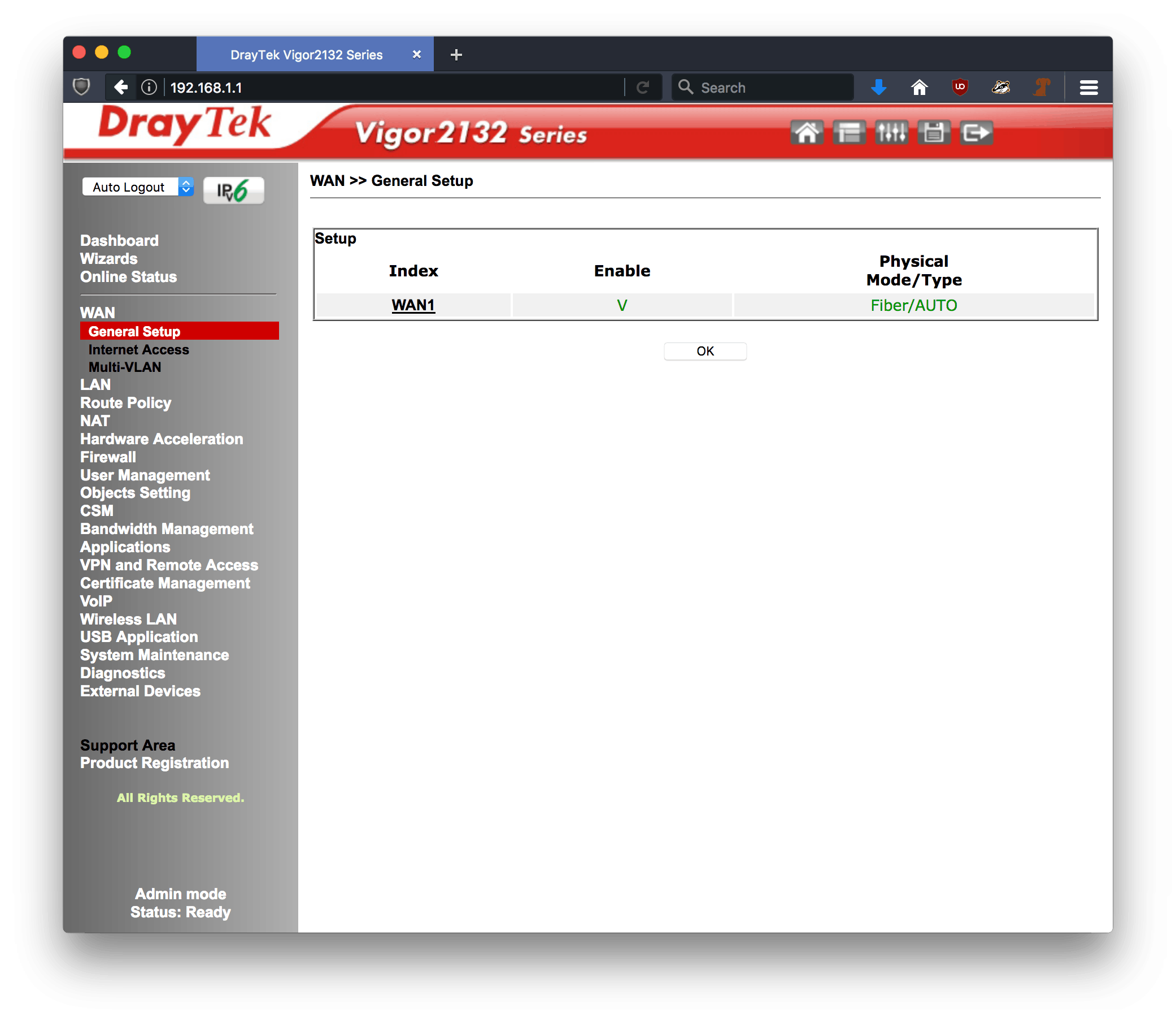 Draytek Vigor 2132FVn setup 1 voor Telfort of Ons(Brabant)Net Draytek Vigor 2132FVn setup 1 voor Telfort of Ons(Brabant)Net
