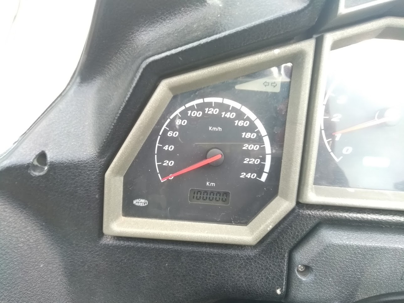 Caponord met 100k op de teller