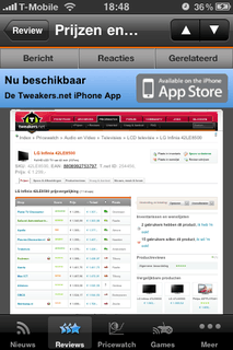 T.net iPhone app fail