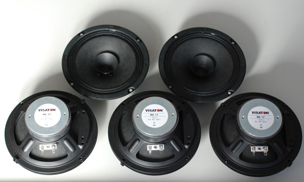 acht 17cm visaton drivers