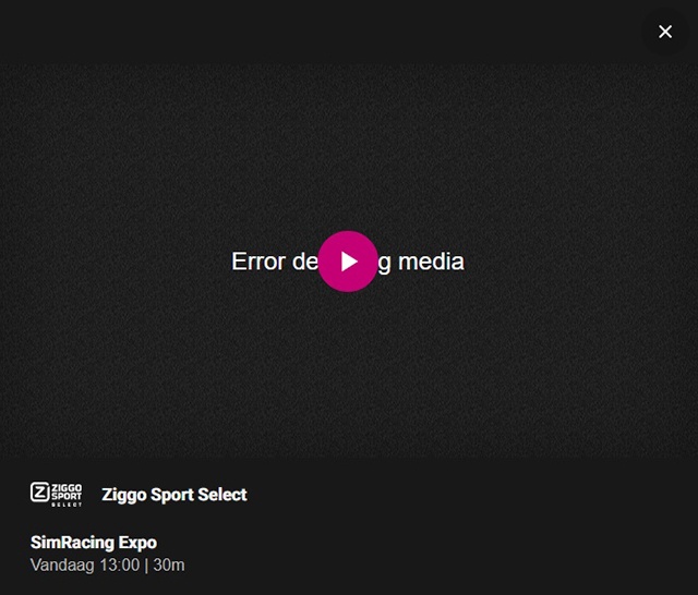 Error na error Ziggo