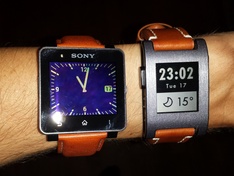 pebble + sony pebble + sony