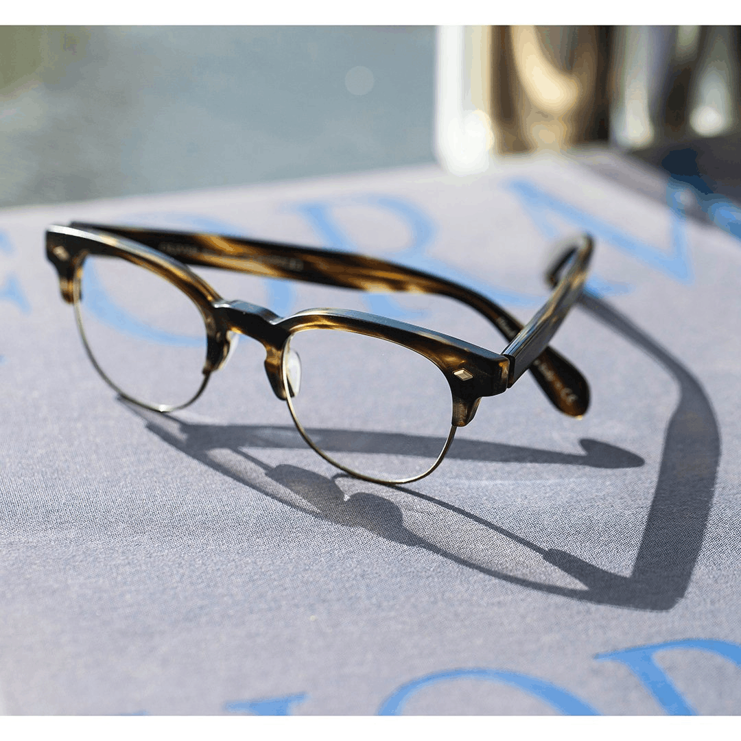 Oliver Peoples - Hendon LA Semi- Matte Cocobolo/Antique Gold Oliver Peoples - Hendon LA Semi- Matte Cocobolo/Antique Gold