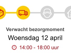 DHL levert eindelijk mijn SSRG stuur.