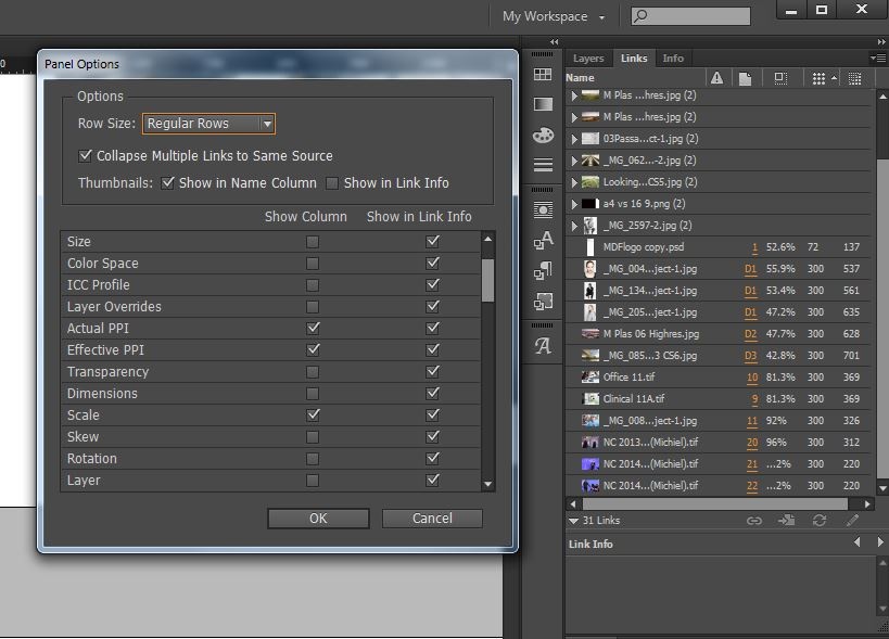 DPI Indesign