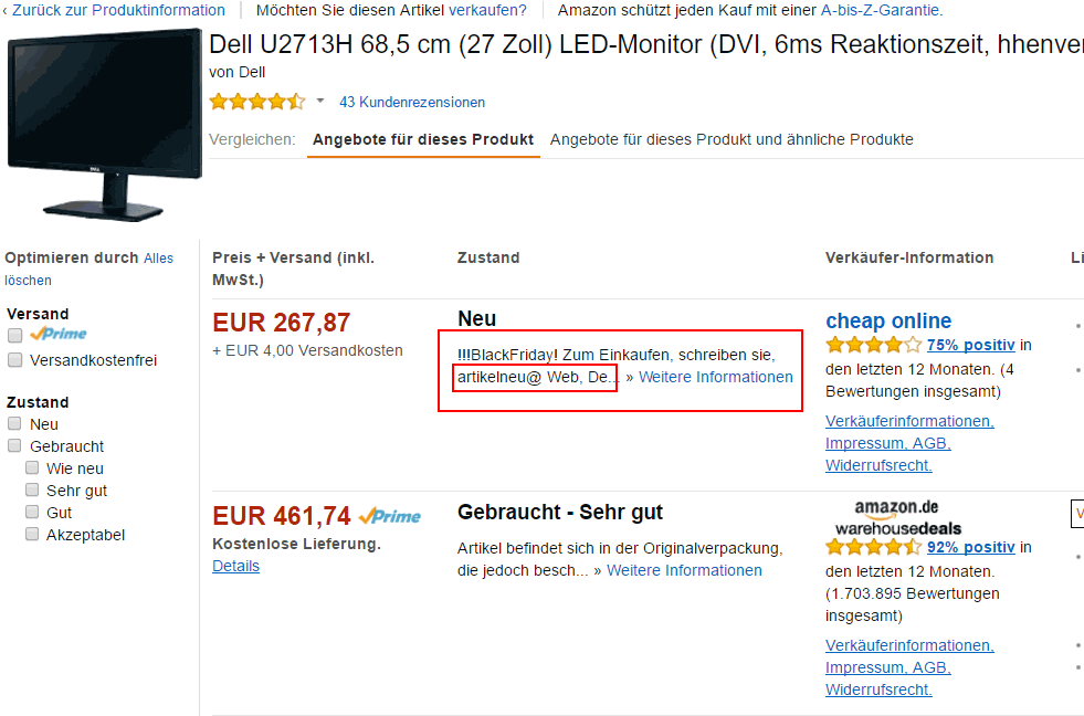 Amazon scam
