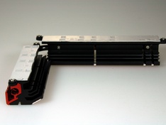 CPU VRM koelblok losgenomen CPU VRM koelblok losgenomen