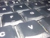 HTC Desire Z: Close-up Logitech diNovo Edge toetsenbord