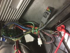 kabels rondom accu/controller/motor kabels rondom accu/controller/motor