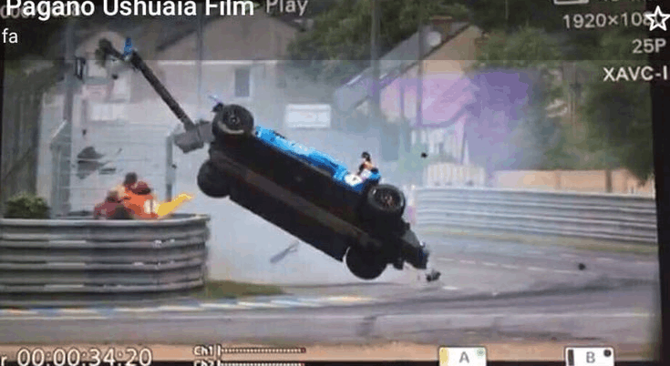 LMP2 #47 crash