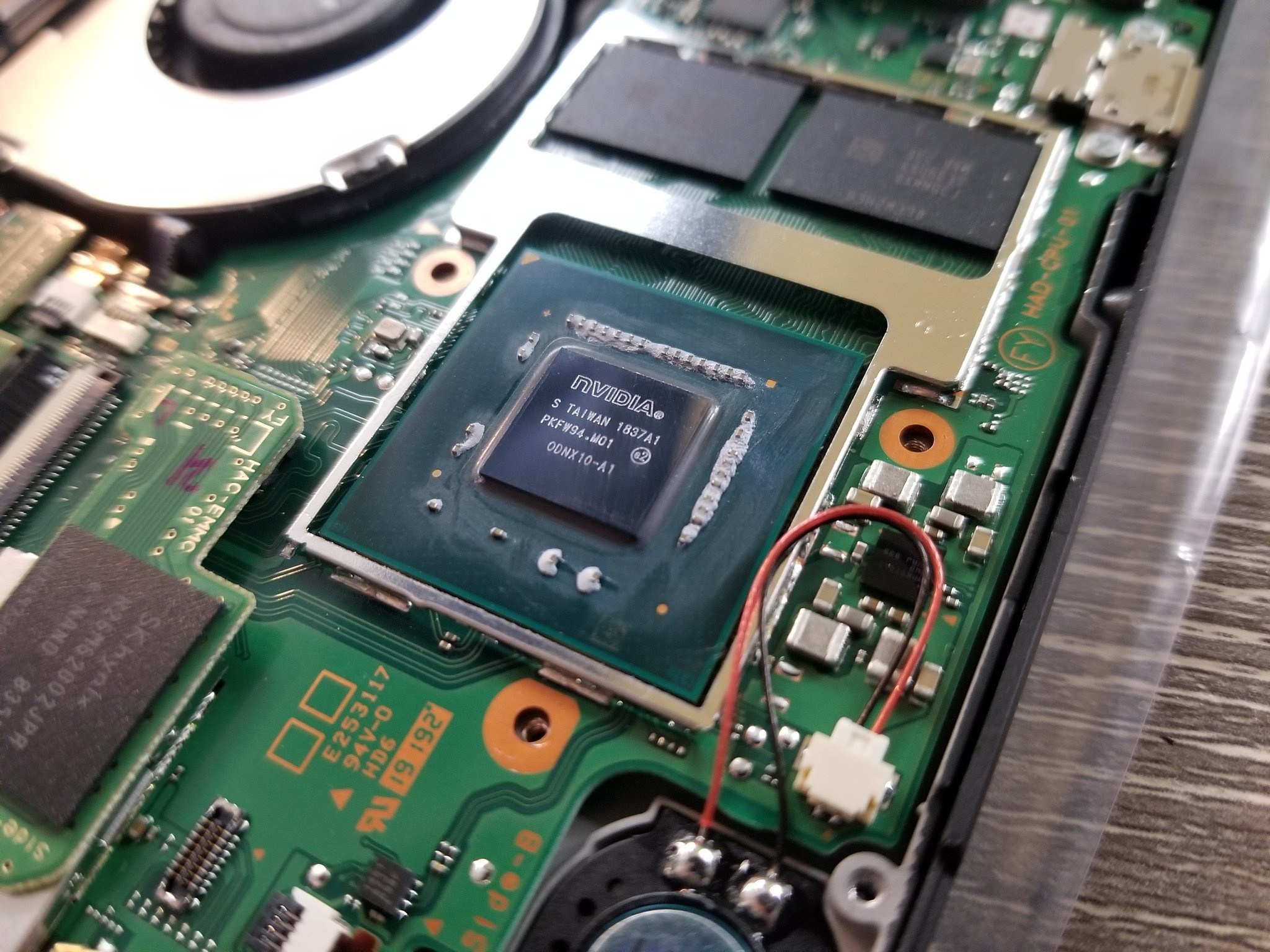 Switch revision's Tegra