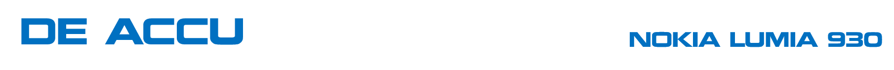 De accu