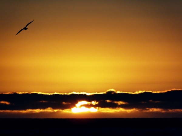 Zonsondergang Zuid-Afrika Zonsondergang Zuid-Afrika
