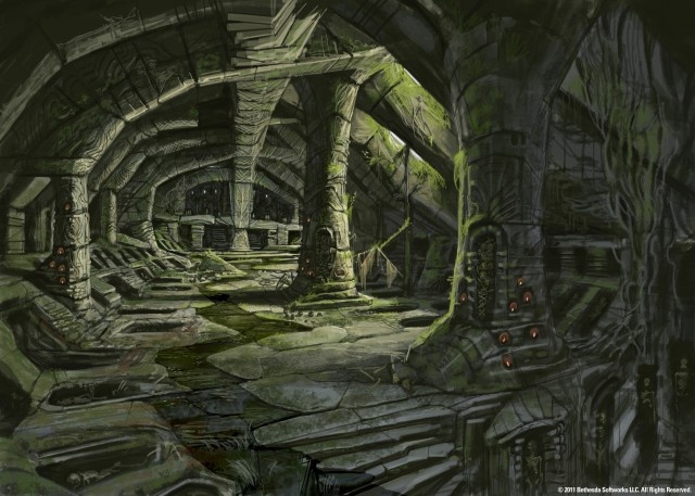 Nordic Barrow Interior Ruins